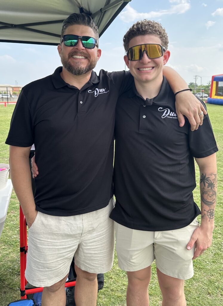 duo pressure washing team